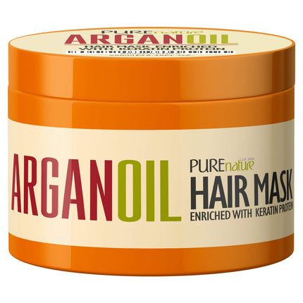 Moroccan Argan Oil Hair Mask Sulfate SLS Paraben Free - Deep Conditioner Treatment for Dry Damaged Hair - Split End Moisturizer, Hydrating Product - Salon Grade Formula – Enriched with Keratin Protein