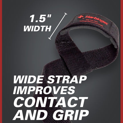 Buy Harbinger Padded Cotton Lifting Straps with NeoTek Cushioned Wrist (Pair), Black , 5 mm in India India