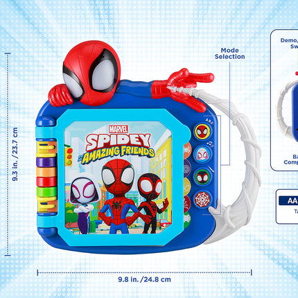 buy eKids Spidey and His Amazing Friends Book, Toddler Toys with Built-in Preschool Learning Games, Educ. in india