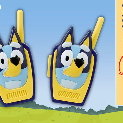 ekids Bluey Toy Walkie Talkies for Kids, Indoor and Outdoor Toys for Kids and Fans of Bluey Toys for Toddlers