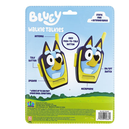 ekids Bluey Toy Walkie Talkies for Kids, Indoor and Outdoor Toys for Kids and Fans of Bluey Toys for Toddlers