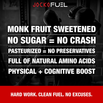 Jocko GO Energy Drink - KETO, Vitamin B12, Vitamin B6, Electrolytes, L Theanine, Magnesium- All Natural Energy Boost, Sugar Free Nootropic Monk Fruit Blend - 12 Pack (Orange)