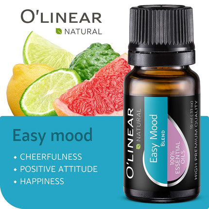 O'linear Essential Oils 6 Blends Set - Perfect for Humidifiers and Diffusers, Aromatherapy Diffuser Oils Scents, Essential Oil Kit for Home Use, Essential Oil Pack with Various Scents