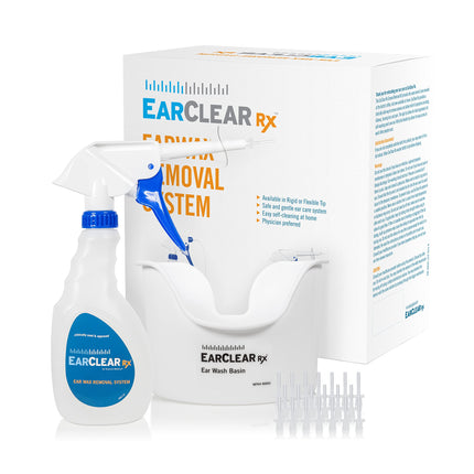 buy EarClear Rx Ear Wax Removal & Cleaning Kit with Rigid Tips. Ear-Safe Flush and Irrigation kit for Ad in India