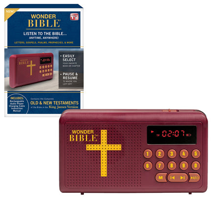 Wonder Bible KJV- The Audio Bible Player That You Can Listen to, King James Version, New & Old Testament as Seen On TV