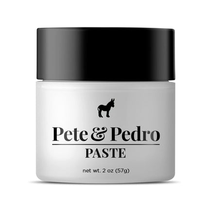 Pete & Pedro HAIR PASTE – Men’s Hair Paste with Medium Hold & Medium Shine | Semi Matte Finish Texturizing Styling Cream For Men, Great For Medium & Longer Hair | As Seen on Shark Tank, 2 oz.