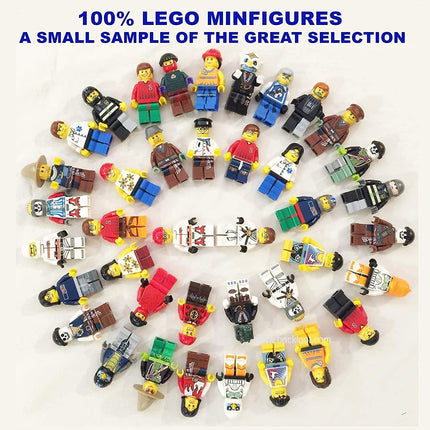 10 NEW LEGO MINIFIG PEOPLE LOT random grab bag of minifigure guys city town set by USA