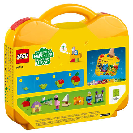 buy LEGO Classic Creative Suitcase 10713 - Includes Sorting Storage Organizer Case with Fun Colorful Bui in India