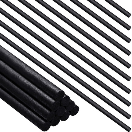 Graphite Stir Rod Stick Crucible Stir Rod Long Carbon Stirring Rod Graphite Crucible Stir Stick for Melting Casting Refining Gold Silver Copper, 12 Inch Length, 5/16 Inch Diameter (3 Pieces)
