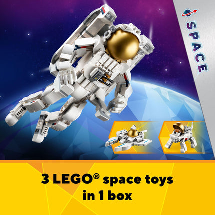 Buy LEGO Creator 3 in 1 Space Astronaut Toy, Building Set Transforms from Astronaut Figure to Space in India.