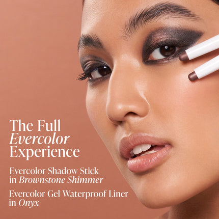 Mally Beauty Evercolor Gel Waterproof Eyeliner - Walnut - Creamy Long-Lasting Smudge-Proof Gel Formula - Retractable Eye Liner
