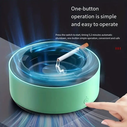 Ashtray Air Purifier with one button operation