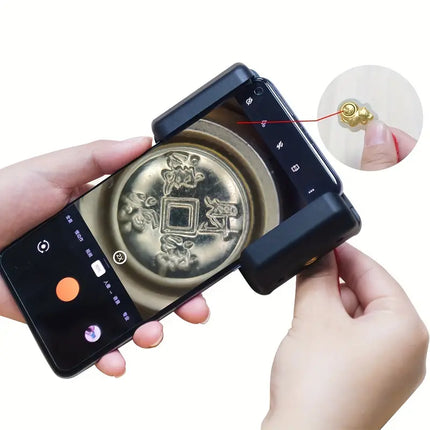 Maxbell HD 100X Portable Mobile Phone Magnifier Microscope Lens with CPL Filter for Enhanced Macro Photography