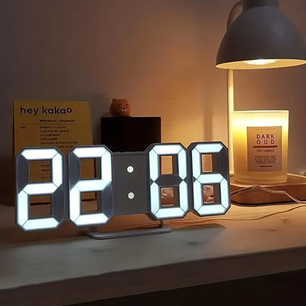Digital Wall and Table Clock for Easy Readability at night 