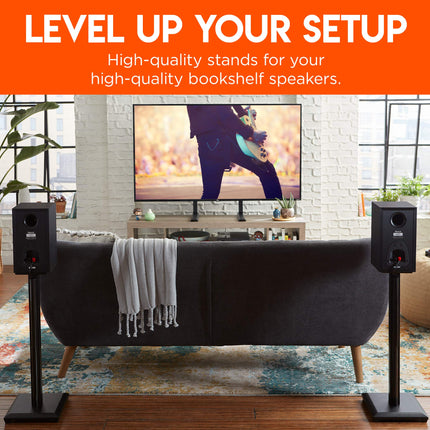 Buy ECHOGEAR Premium Speaker Stands - Vibration-Absorbing for Edifier, Polk in India