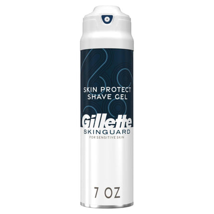 Gillette SkinGuard Shave Gel for Men, 7 oz Skin Protect Shave Gel with Shea Butter and Vitamin E