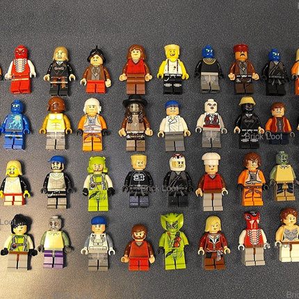 10 NEW LEGO MINIFIG PEOPLE LOT random grab bag of minifigure guys city town set by USA