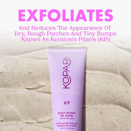 buy Kopari KP Body Bumps Be Gone Exfoliating Body Scrub with 10% AHA, to Smooth Skin, Reduce Bumps, Deco in India
