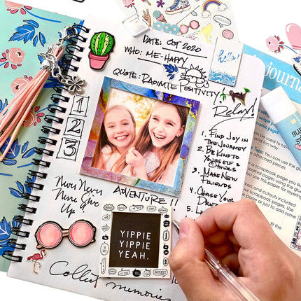 Buy Hapinest DIY Journal Kit for Girls - 63pcs Ideal for Teen and Tween Girls Ages 8-14+ in India.