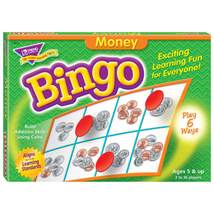 buy Trend Enterprises: Money Bingo Game, Exciting Way for Everyone to Learn, Play 6 Different Ways, Great in India