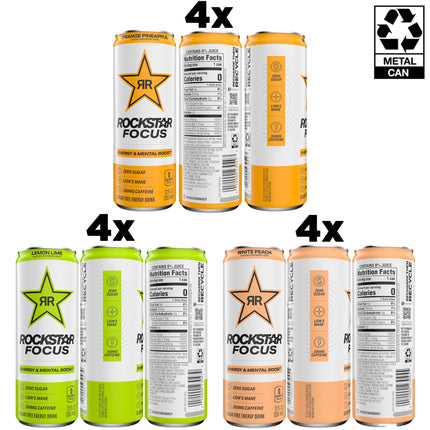 Buy Rockstar Focus Energy Drink Variety Pack in India