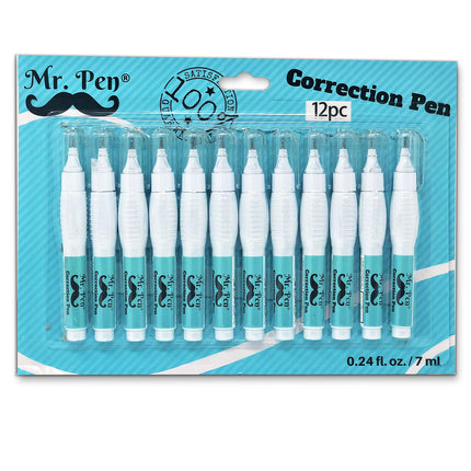 buy Mr. Pen- Correction Pen, Correction Fluid, Pack of 12, Correction liquid White, White Correction Flu in India