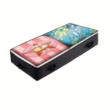 Underbed Storage Box Organizer for Clothes and Blankets
