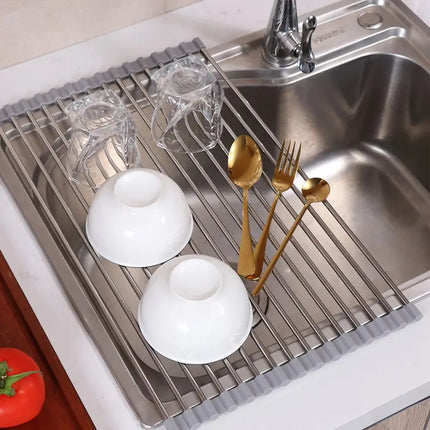 kitchen sink drainer::dish drying rack sink