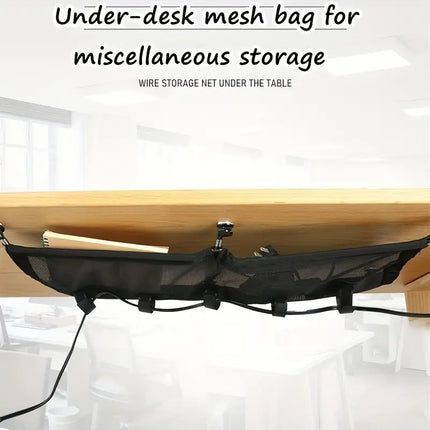 Maxbell's Under Desk Cable Management Net Wires Organization