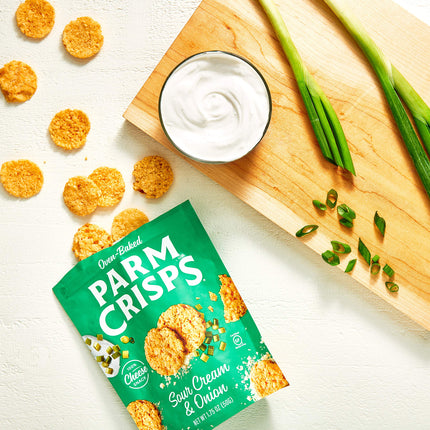 ParmCrisps – Original Parmesan, Sour Cream & Onion, Cheddar, Four Cheese, Jalapeno, and Everything, Made Simply with 100% REAL Cheese | Healthy Keto Snacks, Low Carb, High Protein, Gluten Free, Oven Baked, Keto-Friendly | Variety 1.75 Oz (Pack of 6)