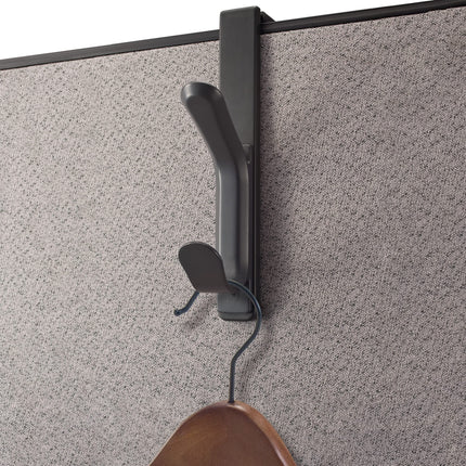 Buy Officemate Double Coat Hooks for Cubicle Panels, Adjustable, Comes in 2 Pack (22009) Black in India