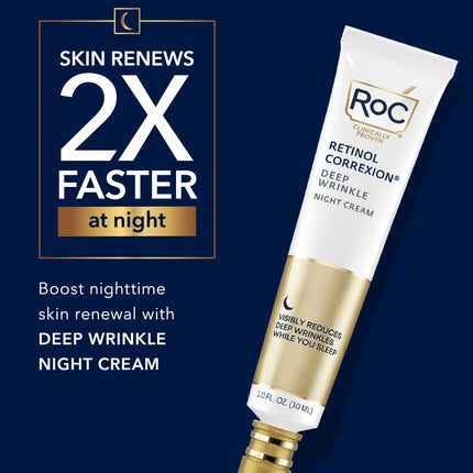 Night Face Moisturizer RoC Retinol Correxion Deep Wrinkle Night Cream