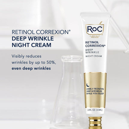 RoC Retinol Correxion Deep Wrinkle Night Cream for Anti-Aging