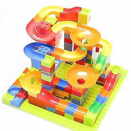 Building Blocks Toys::plastic building blocks toys::educational building blocks toys::Marble Run Building Blocks::DIY Toys