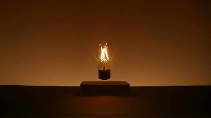 Floating LED Bulb Light for Desks