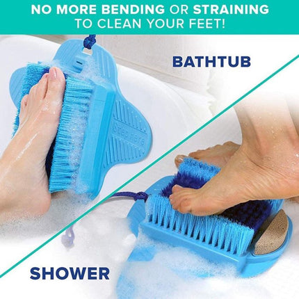 Maxbell Shower Foot Scrubber - Exfoliate, Clean, and Massage for Beautiful Feet