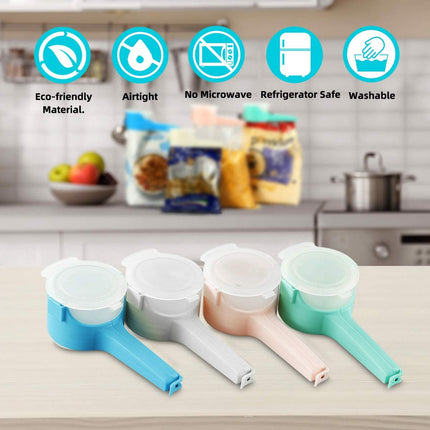 Maxbell Food Preservation Random 2 psc Sealing Clips: Keep Snacks Fresh with Moisture-Proof Plastic Clips