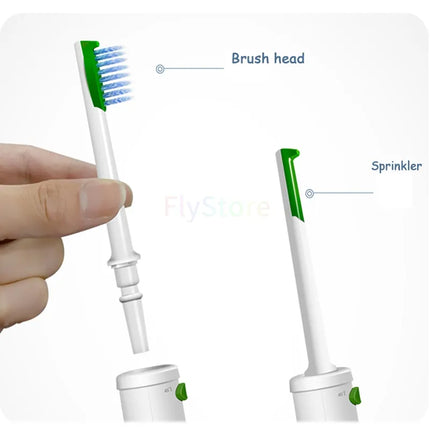 Maxbell 2-in-1 Portable Faucet Toothbrush Water Flosser: Ultimate Oral Care Solution