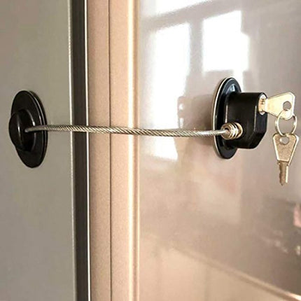 refrigerator locks::fridge lock with keys