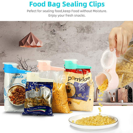 Maxbell Food Preservation Random 2 psc Sealing Clips: Keep Snacks Fresh with Moisture-Proof Plastic Clips