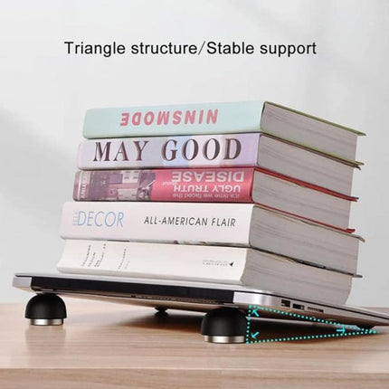 Foldable Portable Laptop Stand with Cooling featureMagnetic Suction, Mushroom Stand for Cooling