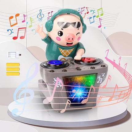 Robot Toy Dance- DJ Pig Musical Toy 