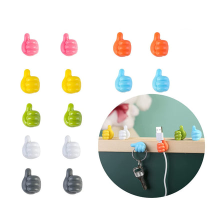 Maxbell Creative Multi-Function Thumb Wall Hooks - Organize, Decorate, and Simplify Your Life  (5 pcs)