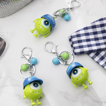 Maxbell Monster University Big-Eyed Keychain: Cute, Luminous & Sounding Small Gift for Kids