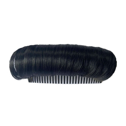 Maxbell Black Fluffy Hair Pad Comb for Women Create Perfect Bangs and Voluminous Hairstyles