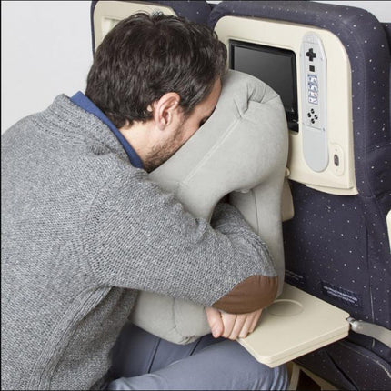 Inflatable Travel Pillow for Sleeping For Long Journey in Plane, Train, Cars