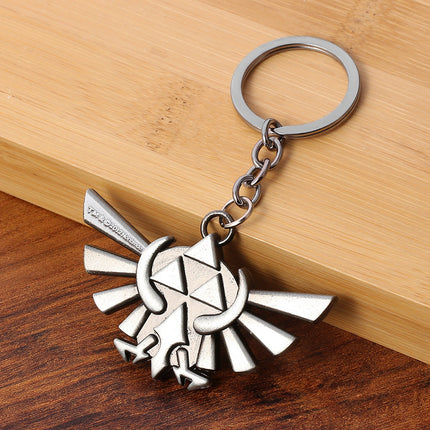 Maxbell Classic Zelda Keychain: Retro Zelda Logo Souvenir - A Must-Have for Gaming Enthusiasts