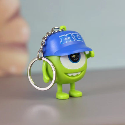 Maxbell Monster University Big-Eyed Keychain: Cute, Luminous & Sounding Small Gift for Kids