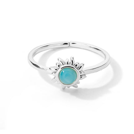 Maxbell Sun Cat's Eye Stone Ring: Adjustable, Elegant Women's Sun Ring