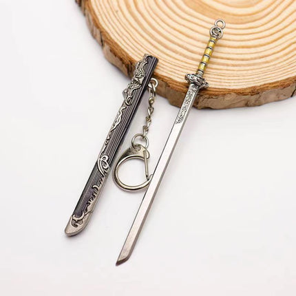 Maxbell Mini Ancient Style Sword Model Pendant Keychain - Carry History with You